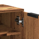 vidaXL antik fa színű szerelt fa cipősszekrény 29,5x35x70 cm