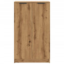 vidaXL kézműves tölgy színű szerelt fa cipőszekrény 59 x 35 x 100,5 cm