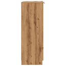 vidaXL kézműves tölgy színű szerelt fa cipőszekrény 59 x 35 x 100,5 cm