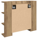 vidaXL kézműves tölgy tükrös szekrény LED-ekkel 70 x 16,5 x 60 cm