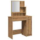 vidaXL fésülködőasztal tükörrel Artisan Oak 74,5x40x141 cm