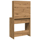 vidaXL fésülködőasztal tükörrel Artisan Oak 74,5x40x141 cm