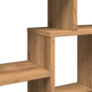 vidaXL kézműves tölgyfa fali polc 85 x 16 x 52,5 cm redőzött fa