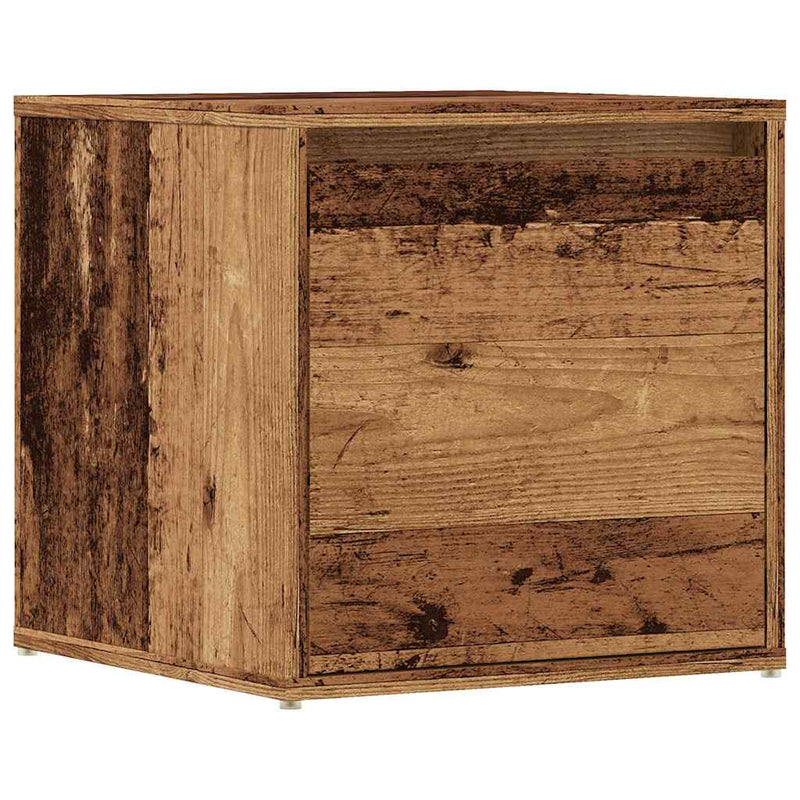 vidaXL antik fa szerelt fa tárolódoboz 40,5 x 40 x 40 cm
