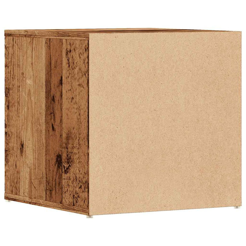 vidaXL antik fa szerelt fa tárolódoboz 40,5 x 40 x 40 cm