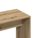 vidaXL öltözőszék Artisan tölgy 70x35x45 cm Műanyag fa