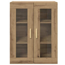 vidaXL kézműves tölgy színű függő faliszekrény 69,5 x 34 x 90 cm