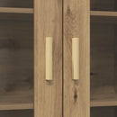 vidaXL kézműves tölgy színű függő faliszekrény 69,5 x 34 x 90 cm