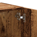 vidaXL fali szekrény régi fa 60x31x70 cm gépelt fa