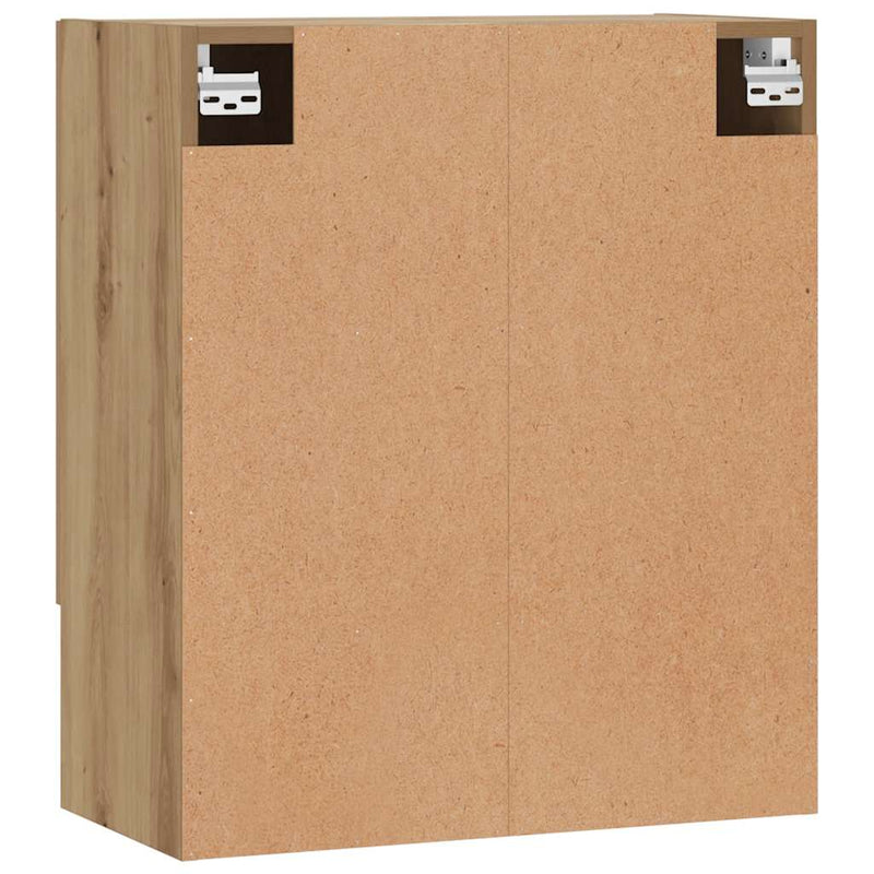 vidaXL fali szekrény artisan tölgy 60x31x70cm gépi úton előállított fa