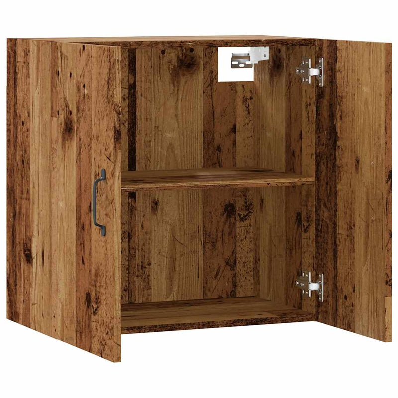 vidaXL antik fa színű szerelt fa faliszekrény 60 x 31 x 60 cm