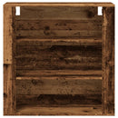 vidaXL antik fa színű szerelt fa faliszekrény 80x33x80 cm