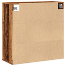 vidaXL antik fa színű szerelt fa faliszekrény 80x33x80 cm