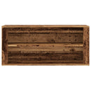 vidaXL antik fa színű szerelt fa cipőtároló pad 100 x 35 x 45 cm