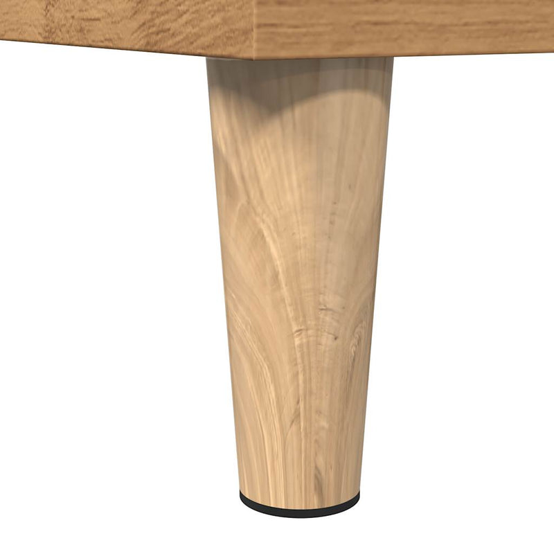 vidaXL kézműves tölgy színű szerelt fa fürdőszobaszekrény 30x30x190 cm