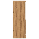 vidaXL kézműves tölgy színű szerelt fa magasszekrény 36x35,5x103,5 cm