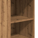 vidaXL kézműves tölgy színű szerelt fa magasszekrény 36x35,5x103,5 cm