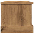 vidaXL kézműves tölgy színű szerelt fa tárolódoboz 30 x 50 x 28 cm