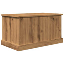 vidaXL kézműves tölgy színű szerelt fa tárolódoboz 70 x 40 x 38 cm