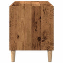 vidaXL antik fa színű szerelt fa hanglemezszekrény 84,5x38x48 cm