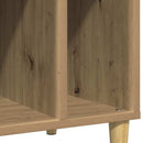 vidaXL kézműves tölgy színű szerelt fa hanglemezszekrény 100x38x48 cm