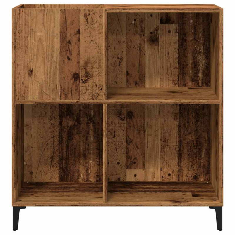 vidaXL antik fa színű szerelt fa hanglemezszekrény 84,5 x 38 x 89 cm