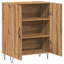 vidaXL kézműves tölgy színű szerelt fa tálalószekrény 69,5x34x90 cm