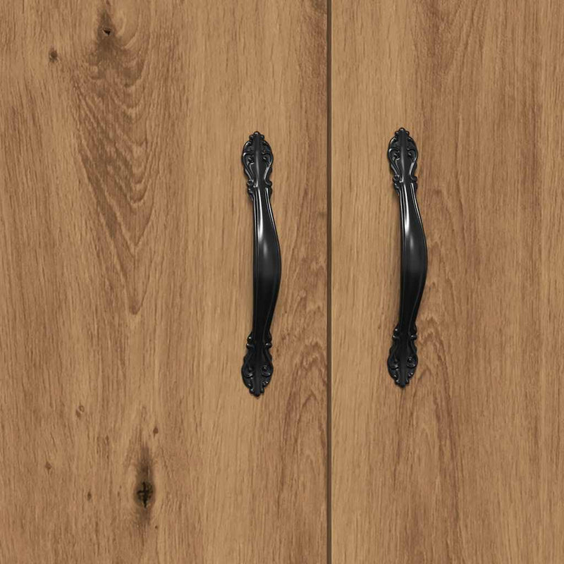 vidaXL kézműves tölgy színű szerelt fa tálalószekrény 69,5x34x90 cm