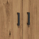 vidaXL kézműves tölgy színű szerelt fa tálalószekrény 69,5x34x90 cm