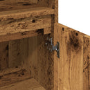 vidaXL antik fa színű szerelt fa fürdőszobaszekrény 30 x 30 x 100 cm