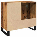 vidaXL antik fa színű szerelt fa mosdószekrény 65 x 33 x 60 cm