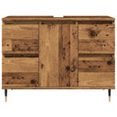 vidaXL antik fa színű szerelt fa mosdószekrény 80 x 33 x 60 cm