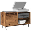 vidaXL antik fa színű szerelt fa hanglemezszekrény 84,5x38x48 cm