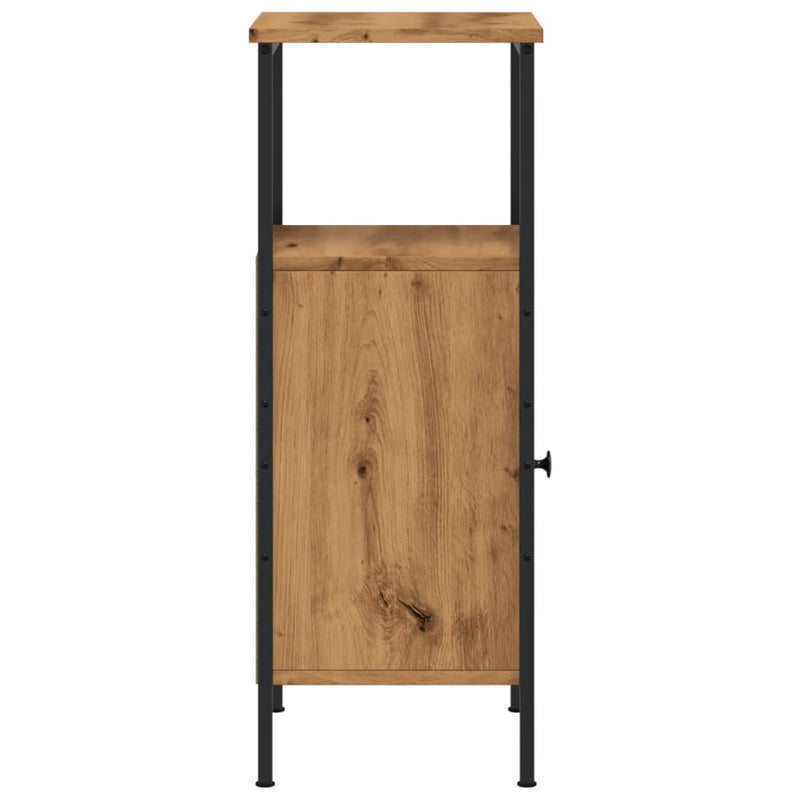 vidaXL kézműves tölgy színű szerelt fa éjjeliszekrény 41 x 31 x 80 cm
