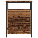 vidaXL antik fa színű szerelt fa éjjeliszekrény 44 x 45 x 60 cm