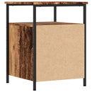 vidaXL 2 db antik fa színű szerelt fa éjjeliszekrény 44 x 45 x 60 cm