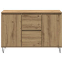 vidaXL kézműves tölgy színű szerelt fa tálalószekrény 101,5 x 35 x 70 cm