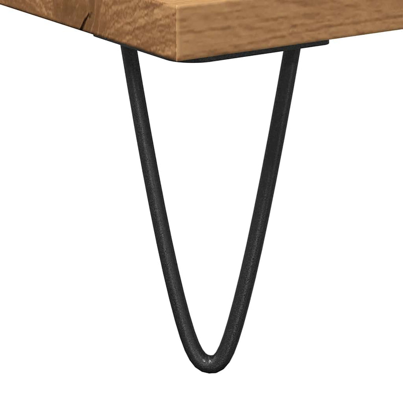 vidaXL kézműves tölgy színű szerelt fa tálalószekrény 101,5 x 35 x 70 cm