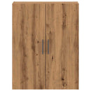 vidaXL kézműves tölgy színű fali szekrény 69,5x34x90 cm