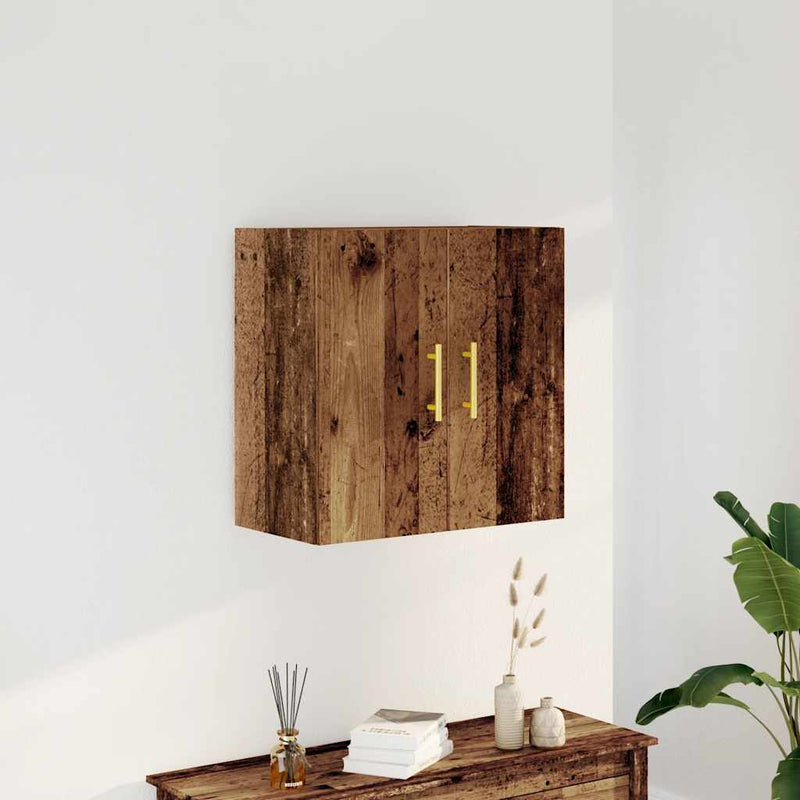 vidaXL antik fa színű szerelt fa faliszekrény 60 x 31 x 60 cm