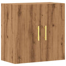 vidaXL kézműves tölgy színű szerelt fa faliszekrény 60 x 31 x 60 cm