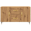 vidaXL kézműves tölgy színű szerelt fa tálalószekrény 100 x 36 x 60 cm