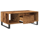 vidaXL antik fa színű szerelt fa dohányzóasztal 90 x 50 x 36,5 cm