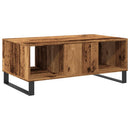 vidaXL antik fa színű szerelt fa dohányzóasztal 90 x 50 x 36,5 cm