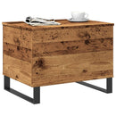 vidaXL antik fa színű szerelt fa dohányzóasztal 60 x 44,5 x 45 cm