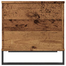 vidaXL antik fa színű szerelt fa dohányzóasztal 60 x 44,5 x 45 cm