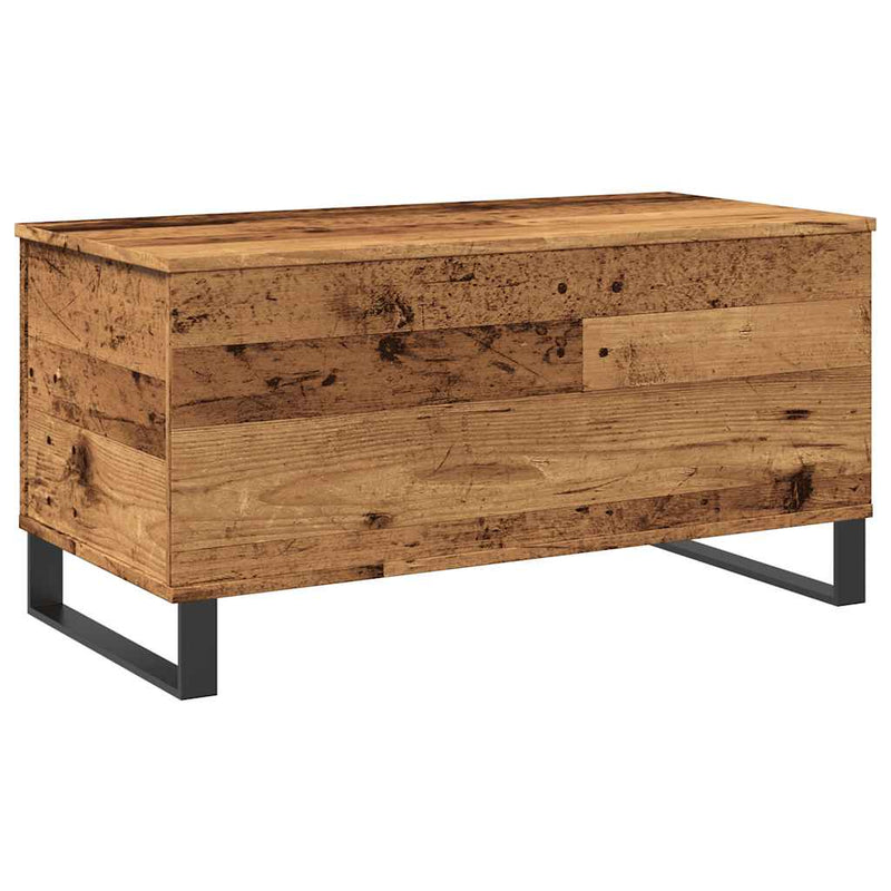 vidaXL antik fa színű szerelt fa dohányzóasztal 90 x 44,5 x 45 cm