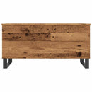 vidaXL antik fa színű szerelt fa dohányzóasztal 90 x 44,5 x 45 cm