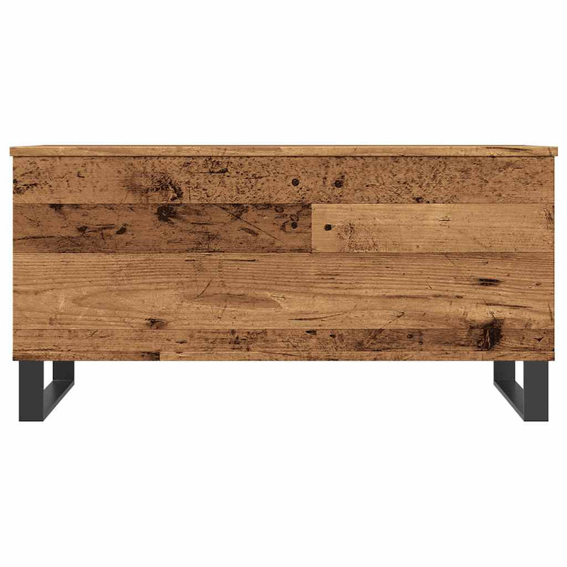 vidaXL antik fa színű szerelt fa dohányzóasztal 90 x 44,5 x 45 cm