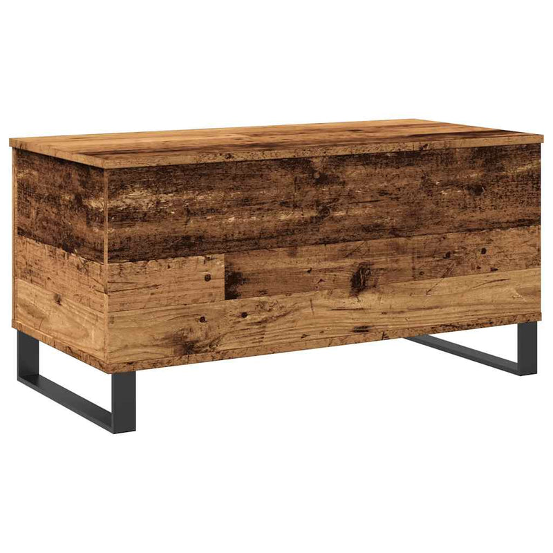vidaXL antik fa színű szerelt fa dohányzóasztal 90 x 44,5 x 45 cm